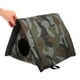 thumbnail image 5 of Casa para gatos aislada al aire libre, impermeable, para exteriores, para el invierno, refugio cálido y resistente a la intemperie para gatos y perros en el exterior, 5 of 8