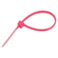 thumbnail image 4 of Uxcell 300pcs Cable Zip Ties Plastic Self-Locking Nylon Tie Cables Wrap Pink 100mm x 2.5mm, 4 of 5
