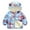 Blue bear, variant on Toddlers Fleece Jackets Thick Warm Little Baby Girls Boys Soft Lovely Hoodies Down Coat Outerwear