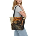 thumbnail image 2 of Salouo Vintage Style Elk for Shoppers Tote for Women Foldable Handbags with Big Capacity Casual One-Shoulder Shopping Bag Hobo Bags Fit for Office/Shopping/Park, 2 of 6