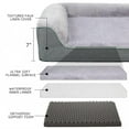 thumbnail image 4 of WATANIYA PET Orthopedic Dog Sofa Bed, Non Slip Pet Couch Bed with Removable Washable Cover, Grey, 4 of 7