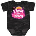 thumbnail image 3 of Inktastic I Love My Nanny Grandchild Girls Baby Bodysuit, 3 of 5