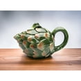 thumbnail image 2 of Ceramic Artichoke Teapot  Tea Party Decor Cafe Decor Farmhouse Decor, 2 of 3