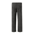 thumbnail image 5 of Puliio Womens Pants Barrel Mid Rise Elastic Waist Cord Pants Casual Wide Leg Baggy Trouser With Pockets, 5 of 6