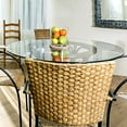 thumbnail image 2 of Fab Glass and Mirror 46 Inch Round 1/4 Inch Thick Flat Polished Tempered Glass Table Top, Clear, 2 of 5