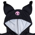 thumbnail image 2 of Hello Kitty Big Girls' Cosplay Hooded Tutu Dress Kuromi Jet Black Pink, 2 of 5