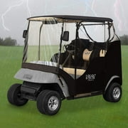 10L0L Golf Cart Enclosure for 2 Passenger EZGO TXT/RXV, Waterproof Transparent Storage Driving Rain Cover