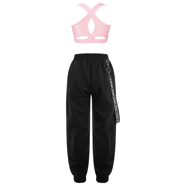 Crop top sweatpants outfit hotsell