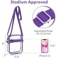 thumbnail image 5 of Clear Bag Stadium Approved, Clear Purse with Adjustable Shoulder Strap for Sports, 5 of 7