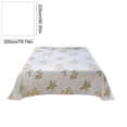 thumbnail image 3 of Polyester Flat Bed Sheet with Floral Pattern, Multicolor, Breathable Comfortable Double or Single, 230x250 cm, 1 Piece, Easy Care, 3 of 6
