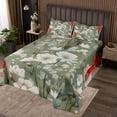 thumbnail image 2 of Hippie Floral Twin Bedspread Set Cartoon Cardinal Bird Quilt Set,Animal Coverlet Set Adult Watercolor Leaves Flowers Bedding Set,Mid Century Abstract Bed Cover, 2 of 5