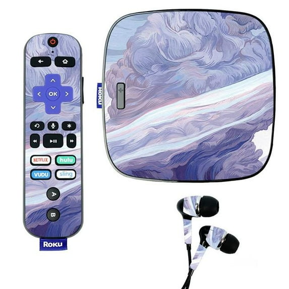 Skin Decal Wrap Compatible With Roku Ultra Sticker Design Whirlwind