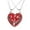 B, variant on Mother Daughter Necklaces Heart Shaped Rhinestone Embellished Pendant Necklace Mother's Day Jewelry Accessories Gift