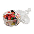 thumbnail image 4 of Dependable Industries Inc. Essentials Glass Candy and Sugar Bowl with Lid Round - Perfect for Candy, Sugar and Cubes, Instant Coffee Essential Addition to Your Kitchen Table, 4 of 5