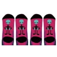 thumbnail image 3 of ThisWear UFO Gifts Peace Alien Gift Set Funny Socks Alien Themed Accessories 2-Pair Novelty Crew Socks, 3 of 5
