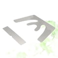 thumbnail image 2 of 2 Pcs Plaque de Mâchoire Maxillaire en Acier Inoxydable Autoclavable Outil de Protection Buccale, 2 of 6
