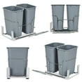 thumbnail image 6 of Danolapsi 2×25 QT Double Pullout Trash Cans for Under Kitchen Cabinets,Garbage Waste Recyling Bin with Full Extension Slides,Space-Saving Design,Multi-Purpose Bins, 6 of 6