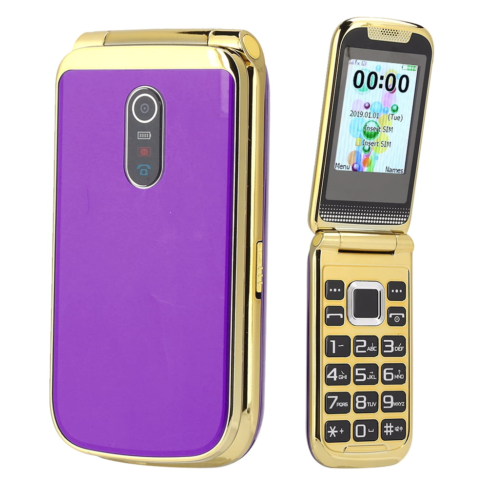 GZONE N50 Flip Dual Cards Dual Standby Phone Business Elderly Cellphone US Plug 100 240V Walmart