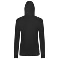 thumbnail image 3 of Women's Levelwear  Black Vegas Golden Knights Slender Monument Raglan Pullover Hoodie, 3 of 3