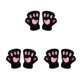 thumbnail image 2 of Qarigey Lindas mujeres gato garra pata mitones de felpa cálido felpa corto sin dedos mullido oso gato guantes disfraz medio dedo Type1 NO1, 2 of 6