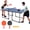 6FT-Blue Table, variant on HooKung 6ft Foldable Table Tennis Table Set, Mid-Size Ping Pong Table Portable Table Tennis Game Set with Accessories