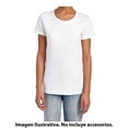 thumbnail image 2 of Playera Fruit Of The Loom para Mujer, Cuello Redondo Manga Corta Blanco Talla  M, 2 of 4