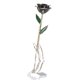 thumbnail image 3 of Rosa Real Escogida A Mano Rosa Negra Bañada en Oro de 24 K de 11 A 12 Pulgadas de Largo Con Soporte Transparente Rosa de Oro de 24 K Hecha Real, 3 of 7