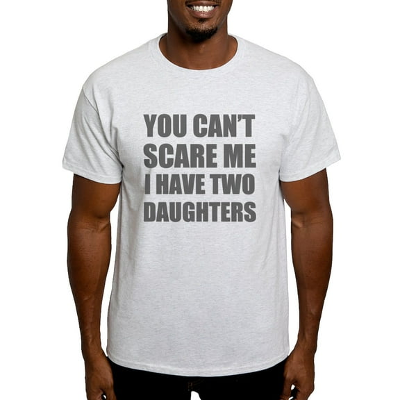 CafePress - I Have Two Daughters T Shirt - Men's Classic Graphic T-Shirt