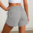 thumbnail image 6 of ShiShine Women's Athletic Running Shorts Quick Dry UPF 50+ Lightweight Workout Gym Shorts with Zipper Pockets, 6 of 6