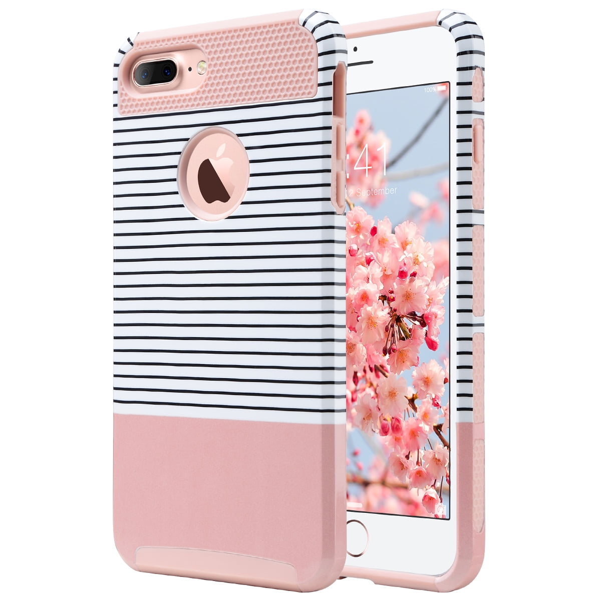 iPhone 7 Plus Case, ULAK Slim [Dual Layer] Protection [Scratch ...