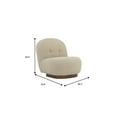 thumbnail image 3 of Fauteuil d'Appoint Beige Bianca, 3 of 4