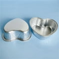 Nonstick and Leakproof Baking Making Mould Heart Shaped Aluminum Foil Cake Pan Disposable Heart