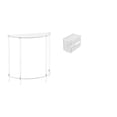 thumbnail image 1 of Mesita de noche de acrílico,Mesa auxiliar de acrílico transparente Mesa auxiliar transparente en capas,estuche de pañuelos,Caja de almacenamiento de papel higiénico de pared,Toallero de, 1 of 8