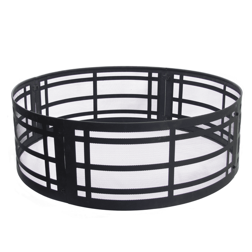 36" Round Steel Fire Ring, by Pleasant Hearth