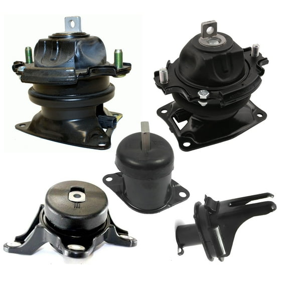 08-12 Honda Accord 3.5L 4561 4575 65003 65025 65028EL Engine Motor & Transmission Mount Set 5 08 09 10 11 12