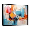 thumbnail image 2 of Designart "modern Chromatics I" Abstract Collages Floater Framed Wall Art Living Room, 2 of 7