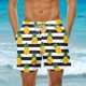 thumbnail image 1 of Pantalones cortos de playa holgados de verano para hombre, con bolsillos, para nadar., 1 of 6