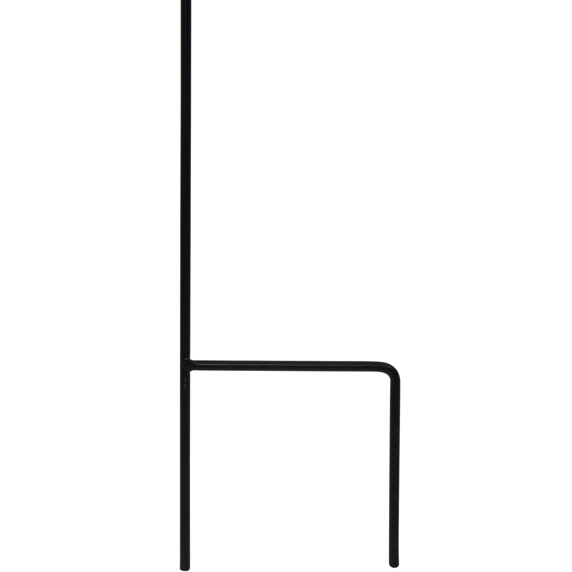 Metal Garden Flagpole - 36.5" - Black