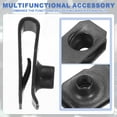 thumbnail image 4 of Uxcell U-Style Clip-On Nut, Regular Extruded U-Nut U-Type Fasteners Hardware Nuts for Automotive Metal Car Motorcycle Black M10-1.5, 4 of 6