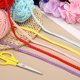 thumbnail image 3 of Cinta de Pom Pom de 25 Yardas, Borde de Borlas de Pom Pom Amarillo de 0.5" para Manualidades de DIY, Cortinas, Ropa, Decoración del Hogar, 3 of 7