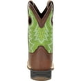 thumbnail image 4 of Durango® Lil' Rebel Pro™ Little Kid's Lime Western Boot, 4 of 7