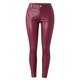 thumbnail image 5 of Pantalones deportivos de cintura alta para mujer: color liso, detalle de botones, poliéster; leggings para entrenar/adelgazar, 5 of 7