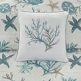 thumbnail image 4 of Madison Park Adult King Quilt Sets Breathable Coastal Pebble Beach 6-Piece Cotton in Blue, 4 of 10
