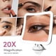 thumbnail image 2 of Espejo de maquillaje Fancii con aumento de 20 aumentos con luces LED de 7 pulgadas, 2 of 8