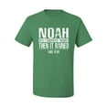 thumbnail image 2 of Wild Bobby Noah Was A Conspiracy Theorist Inspirational/Christian Men Graphic Tee, Kelly, Small, 2 of 5