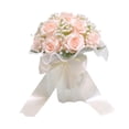 thumbnail image 3 of Ramo de novia para dama de honor, ramo de novia decorativo de 8 pulgadas para boda Rosa, 3 of 9
