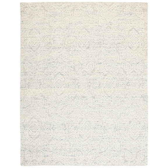 SAFAVIEH Metro Aditi Medallion Area Rug, Light Blue/Ivory, 5' x 8'