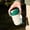 大号米白绿盖, variant on Large Capacity Thermal Coffee Mug with Flip Lid and Carry Strap, Insulated Tumbler for Camping & Office