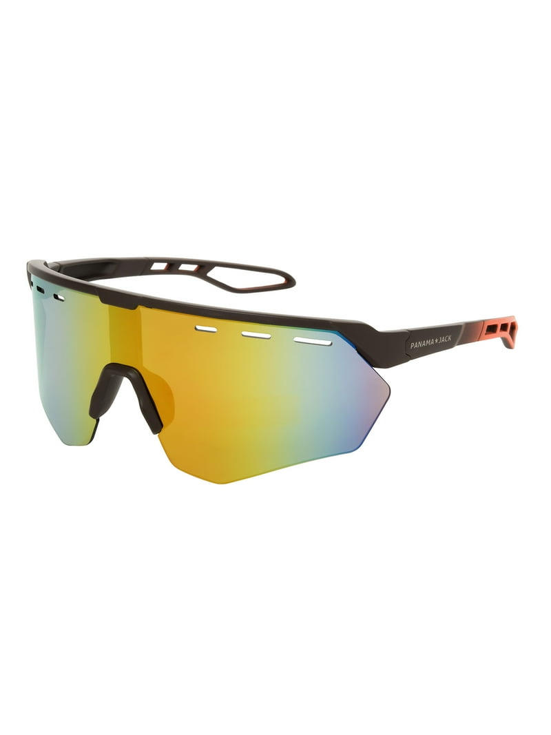 SLW Panacea60s ブラックシェル Panama Jack x Foster Grant Orange and Black Shield Men's