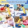 thumbnail image 4 of Konijiwa Navy Blue Drawing Projector Set for Kids Boys, Drawing Board Toys for  Ages 3 and Up, 4 of 7
